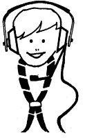 A coloring page of jota and joti